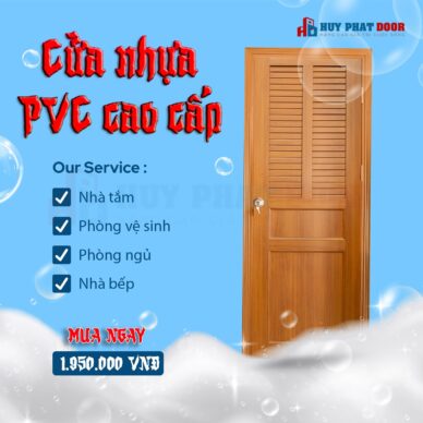 THAM KHẢO BÁO GIÁ CỬA NHỰA NHÀ VỆ SINH HUYPHATDOOR CHÍNH HÃNG