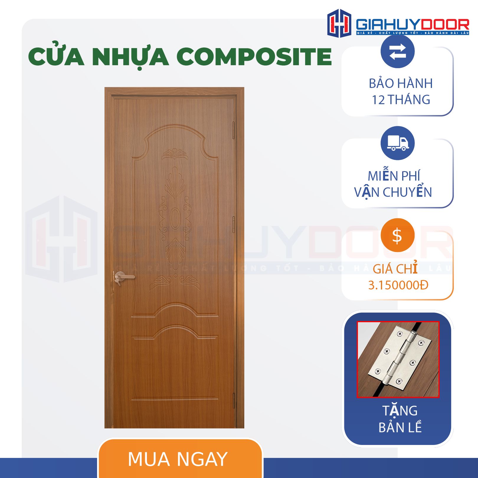 CỬA NHỰA COMPOSITE GIAHUYDOOR – GIẢI PHÁP HIỆU QUẢ CHO NGÔI NHÀ HIỆN ĐẠI